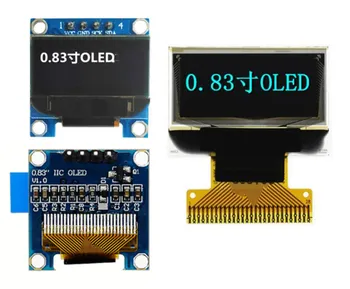 0.83 polegadas 4PIN/28PIN Azul/Branco Tela OLED Módulo SSD1306 Unidade IC 96*39 SPI/I2C Interface
