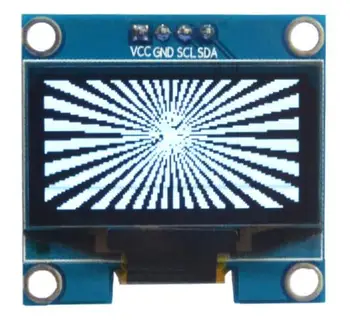 1.3 polegadas OLED módulo de cor branca 4 pin SH1106 IIC interface I2C 12864 tela de LCD