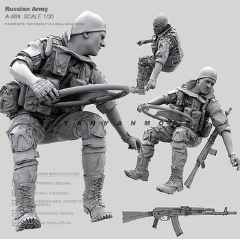 1/35 modelo de Resina kits DIY figura soldado russo de auto-montagem de Uma 689