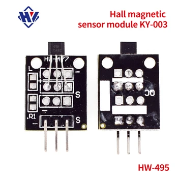 10 peças de ky003 Hall sensor magnético de módulo para o arduino, avr posição de carro de detecção de velocidade e de controle de sensor de movimento do modelo