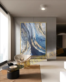100% Pintado à Mão arte de Parede Imagem Abstrata paisagem pintura a óleo handmade para sala de estar, quarto, casa, decoração Arte