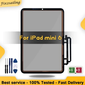 100% Testado a Tela de Toque Para o iPad MINI 6 Mini 6 6 mini Exterior de Vidro do Painel de Toque Substituição Para o ipad mini 6