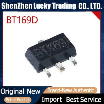 10PCS/LOT Novo Original BT169D SOT89 BT169 SOT-89 SOT BT169M Chip IC Em Stock