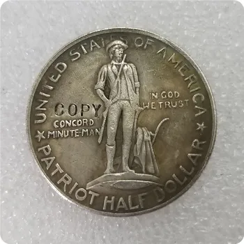 1925 Lexington Fim de Prata 50c Cópia de Moedas comemorativas, moedas réplicas de moedas medalha de moedas colecionáveis