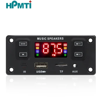 2*30W 60W Amplificador Bluetooth 5.0 Decodificador de MP3 Conselho DC 12V USB, Leitor de Música LINHA DE Gravação de Rádio FM mãos livres Chamada