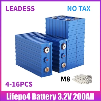 2.4 Kwh De 4,8 Kwh 9.6 KWH CALB 3.2 v Lifepo4 200ah Bateria LFP Baterias de Célula de Energia Solar, Sistema de RV Carro Eléctrico, Livre de Impostos