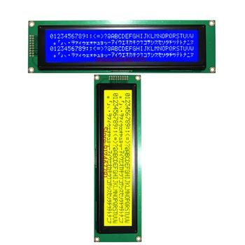 5V 40X4 4004 40*4 4004A Normal de Caracteres Módulo do LCD da Tela de exposição do LCM Amarelo Azul Cores Com Retroiluminação LED