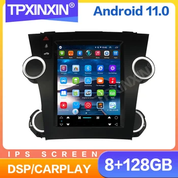 8G+128GB Android 11 AutoRadio Para Toyota Highlander 2007-2013 auto-Rádio Multimédia Leitor de DVD de Navegação GPS 1 din Rádio Estéreo