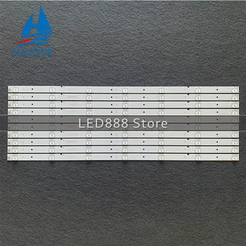 A retroiluminação LED strip(11)Para a HISENSE SVH550AA2_REV05_7LED 55K20DG 55K20PG 55K23DGW 55K23D9W HD550DF-B51 NS-55D550NA15