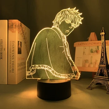 Anime Vinland Saga Thorfinn Diodo emissor de Luz para Crianças de Decoração do Quarto do Nightlight Presente de Aniversário de Decoração de Quarto em 3d Lâmpada Mangá