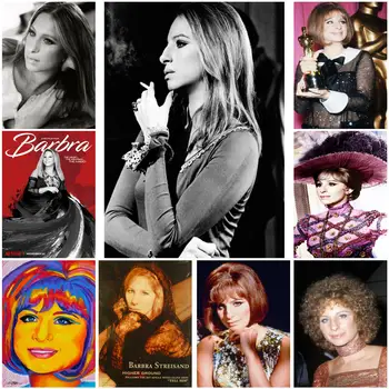 Barbra Streisand Cartaz Pintura Decorativa De Lona Pôster De Presente De Arte De Parede De Sala De Estar Cartazes Quarto Pintura