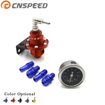 CNSPEED Universal Ajustável de Combustível, Regulador de Pressão com a Não-marcação de Combustível, Medidor de Pressão YC100332