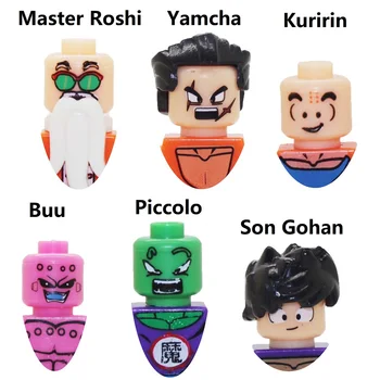 DRAGON BALL Z GT Goku Mestre Kame Piccolo Buu Kuririn Yamcha Bejita Yonsei Frieza de Blocos de Construção de Mini-Figura de Ação Brinquedos