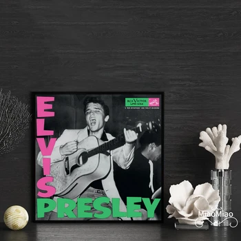 Elvis Presley Elvis Presley Música E Capa Do Álbum Cartaz De Lona Arte De Impressão Decoração De Casa, Pintura De Parede ( Sem Moldura )