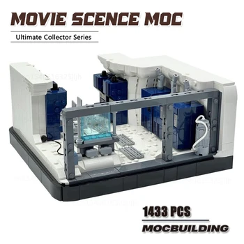 Estrela de Filme da Base de dados de Comando do Centro de Diorama MOC Blocos de Construção Tecnologia de Tijolos para a criatividade Modelo de Brinquedos Presentes
