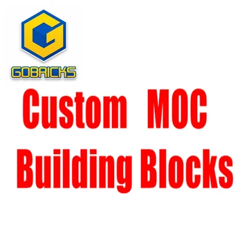 Gobricks de Personalização do MOC Feitos de blocos de Construção de Conjuntos Personalizados de Tijolos para Construção, Parte Compatível com o Custom MOC