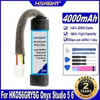 HSABAT ID997 Bateria 4000mAh para Harman/Kardon HKOS6BLKSG HKOS6GRYSG Onyx Studio 5 6 alto-Falante Baterias