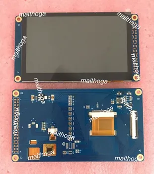 IPS de 4,3 polegadas 40PIN HD TFT LCD Tela de Toque Capacitivo com placa de Adaptador I2C GT9147 IC 24Bit TTL-RGB Interface de 800*480