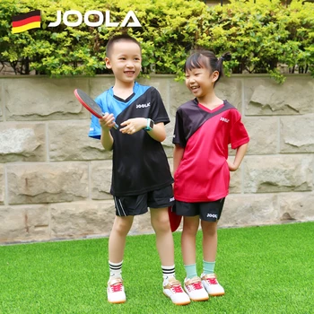 JOOLA crianças, crianças de tênis de Mesa de roupas sportswear seca rápido, manga curta ping pong t-shirts Esporte Camisolas 2022 tops JOOLA-1202