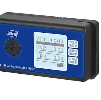 LS160A películas de Filme Solar de Transmissão Medidor de UV, IV Transmissão de Luz Testador de Três funções Em UM único Dispositivo