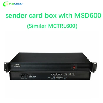 mais barato do design semelhante MCTRL600 LCT600 controlador de display de LED de cor completa o envio de cartão de msd600 interior LED
