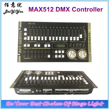 Novo MAX512 DMX 512 Fase DJ Controlador de Iluminação, Moving Head Par Controlador de Iluminação