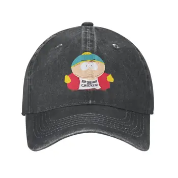 Novo Personalizado Algodão Eric Cartman Boné De Beisebol De Hip Hop Mulheres Homens Ajustável Anime Cartoon Pai Chapéu De Primavera