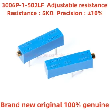 Original 3006P-1-502LF 3006P-1-502 5KΩ ±10% ± 100ppm/℃ 3006 potenciômetro de precisão ajustável resistência