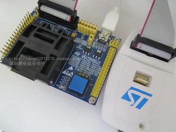 Original ST IC Teste Assento STM32 Gravação de Programa STM32-LQFP64 Adaptador de Tomada