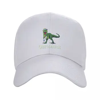 Ouzosaurus Rex Ouzo Dinossauro Ouzo Bebedor Rex Design Gráfico Boné Boné de Beisebol chapéus fofo chapéu Chapéu menina dos Homens