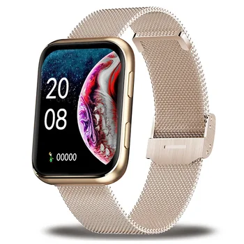 polegadas 2021 Nova tela curvada Smart Watch, Homens Cheios de Toque de Fitness Tracker IP67 waterproof Mulheres Smartwatch para Xiaomi telefone