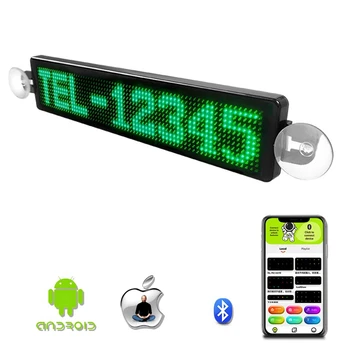 Programável, Display de LED de Carro da Tela de Rolagem Mensagem de Publicidade de Bluetooth de Controle de APLICATIVO Multi-idioma do Carro do DIODO emissor de Sinal