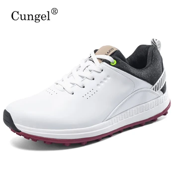 Sapatos de golfe de Homem as Mulheres de Luxo Confortável Golfe, Tênis de Esportes ao ar livre, Andando de Jogador de Tênis para Homens e Calçado desportivo