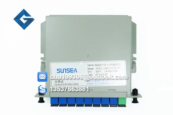 SUNSEA Fibra de Ramificação Dispositivo 1x8 Caixa de Cassete Cartão de Inserir PLC divisor de Módulo Conector SC