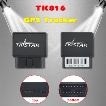 TK816 Inteligente OBD Acompanhamento de Interface de Dispositivo de GPS GSM GPRS Monitor em Tempo Real, Localizador de Alarme da velocidade excessiva Com Plataforma Livre