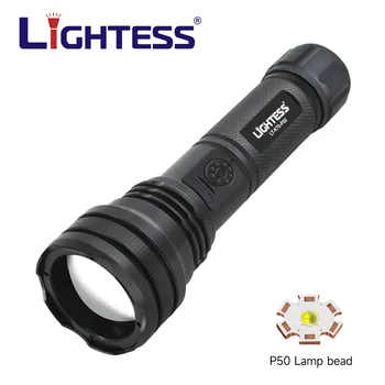 XHP70 Zoomable Tático Lanterna Foco 3000 Lumens 3 Modos 18650 LED Poderosa da Tocha da Lanterna elétrica da Lâmpada